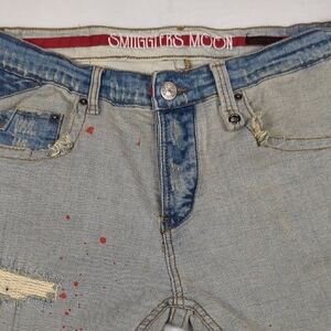 Smugglers Moon Speak Easy Tread Carefully Men's Slim‎ Straight Leg Jeans Size 34